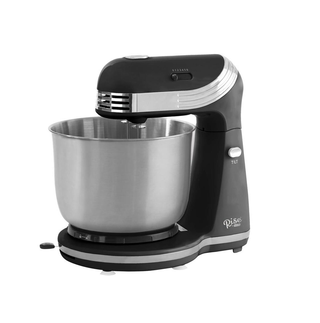 Rise by Dash RCSM200GBBK02 Stand Mixer, Black, 3 qt. cap.