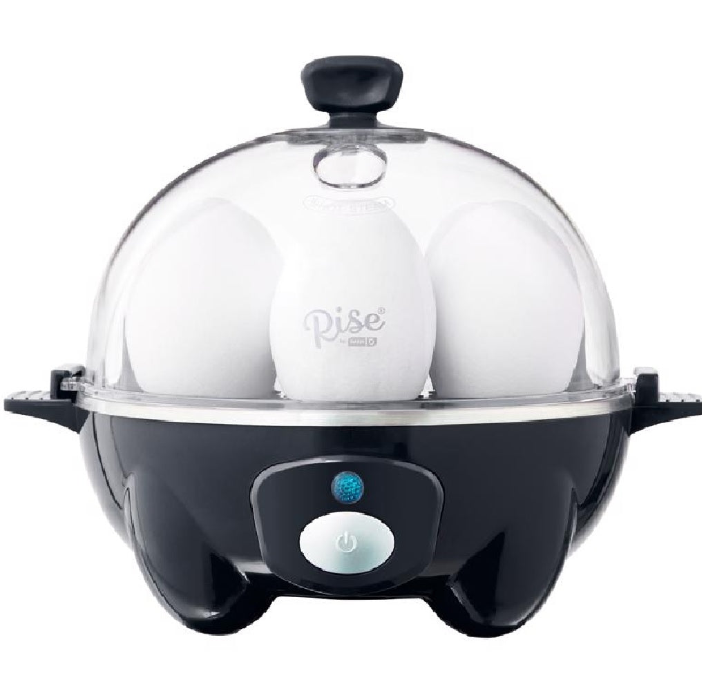 Rise by Dash REC005GBBK04 Egg Cooker, Black