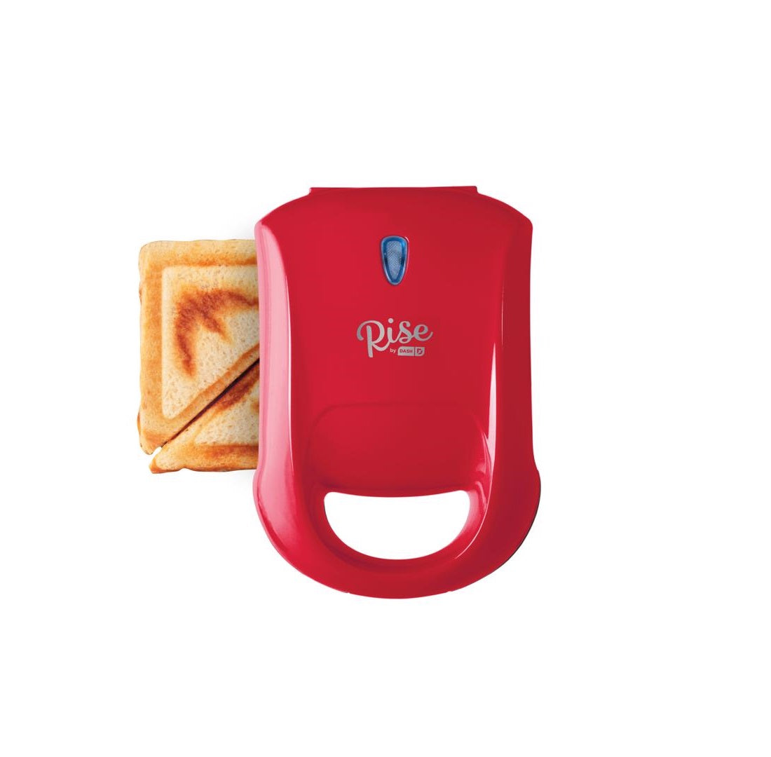 Rise by Dash RPM100GBRR06 Nonstick Surface Sandwich Grill, Red