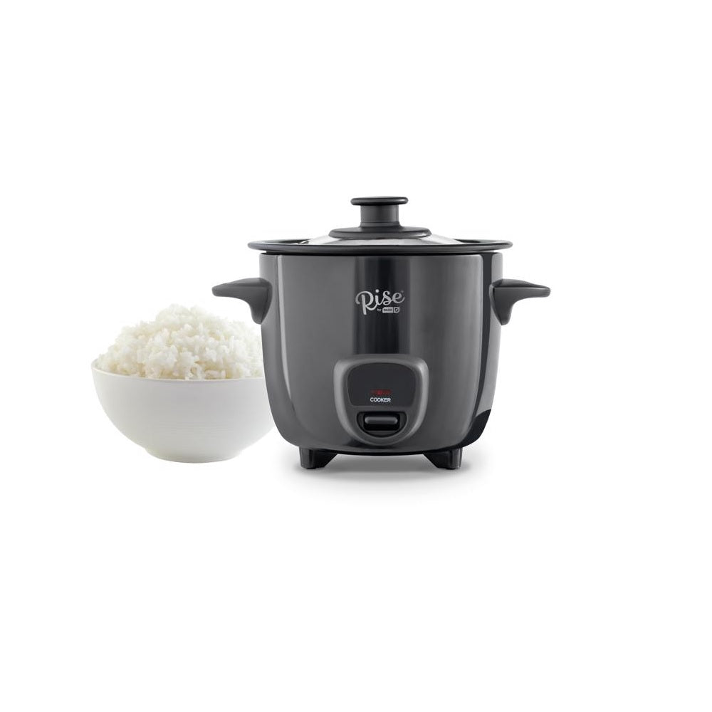 Rise by Dash RRCM100GBBK04 Rice Cooker, Black, 2 cups