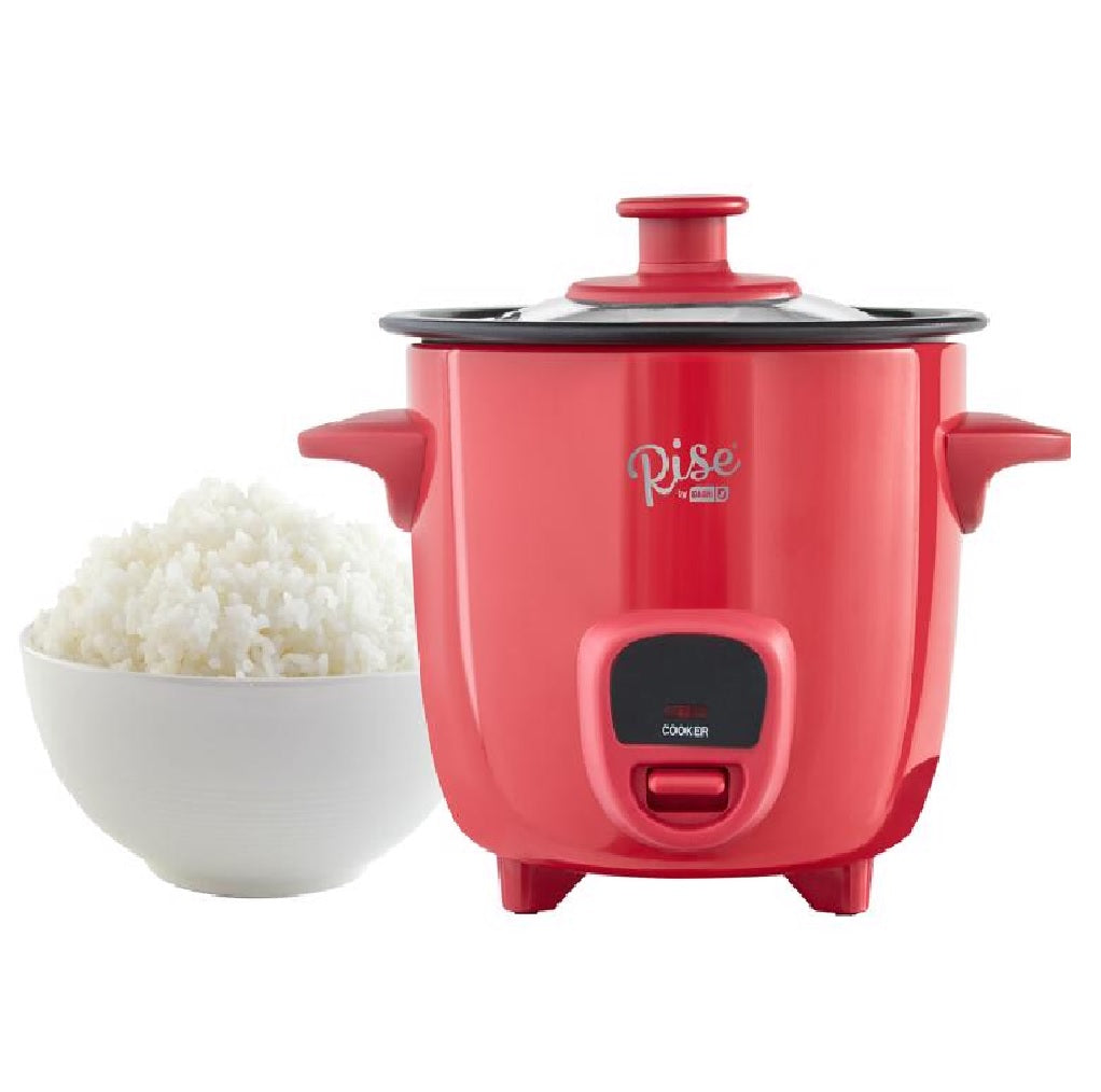 Rise by Dash RRCM100GBRR04 Everyday Rice Cooker, Red