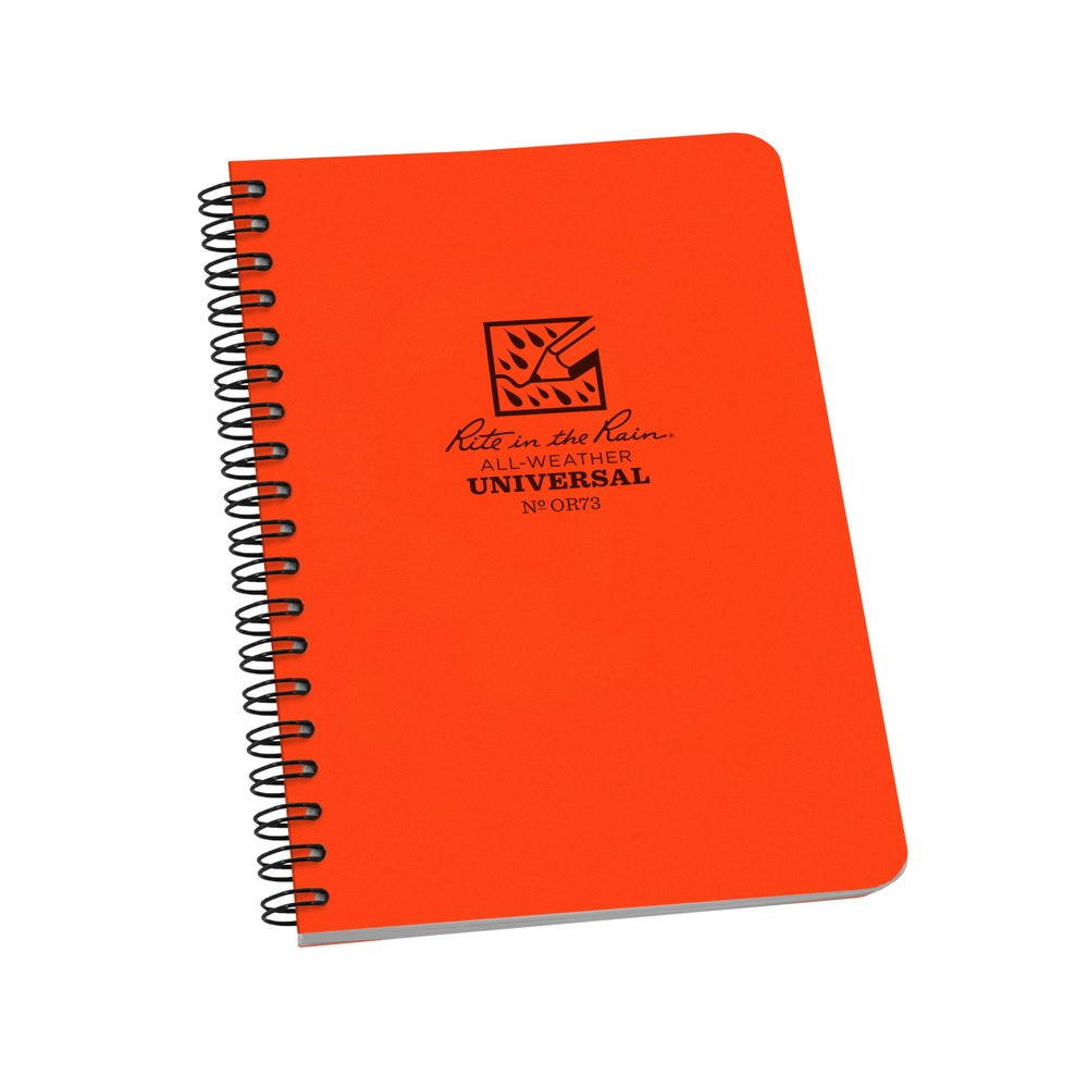 Rite in the Rain OR73 All-Weather Notebook, Orange