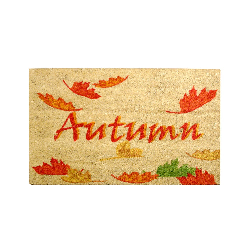 Robert Allen MAT01803 Autumn Leaves Door Mat, Vinyl