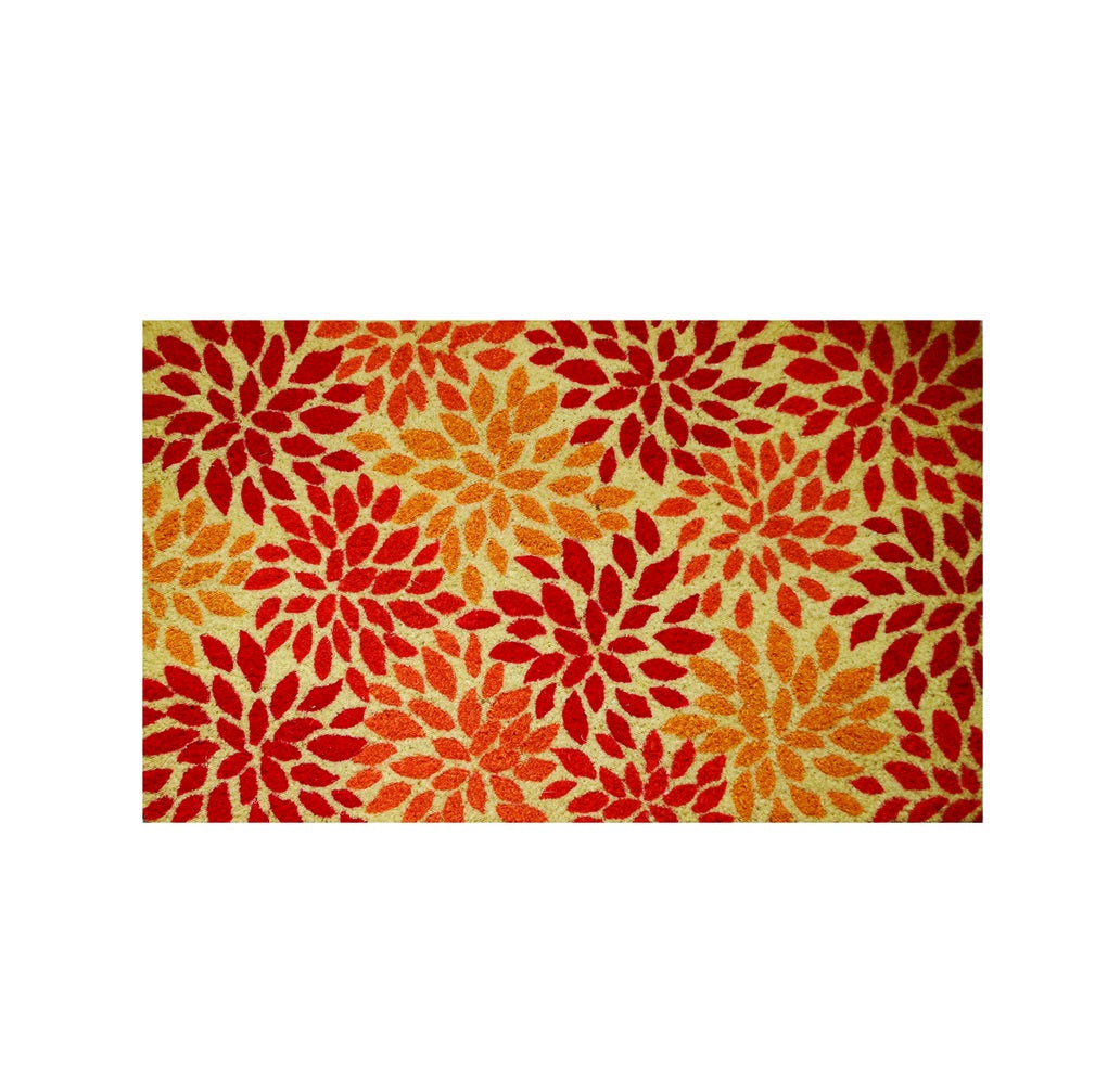 Robert Allen MAT01800 Fall Petals Door Mat, Vinyl