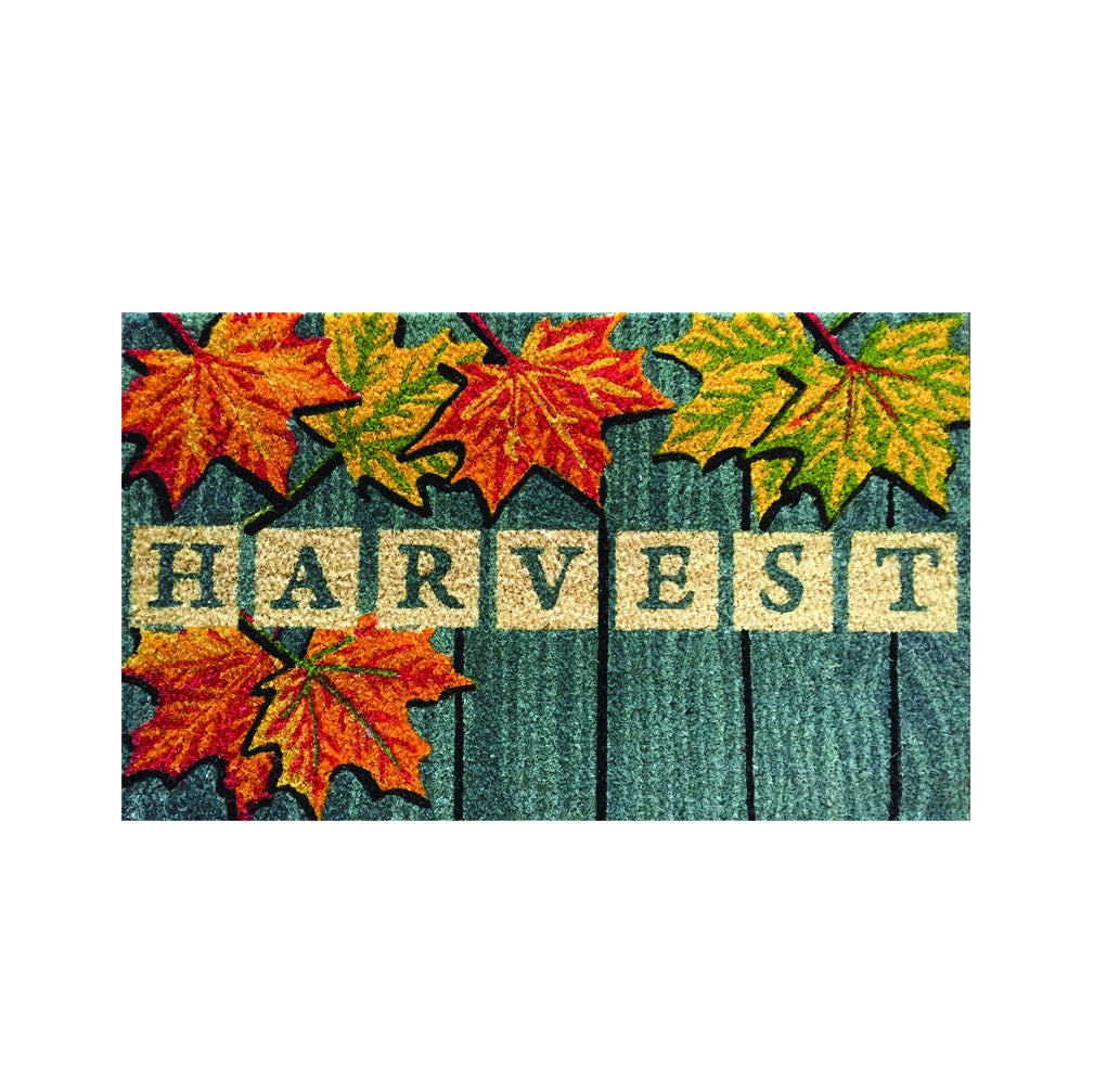 Robert Allen MAT01804 Harvest Leaves Door Mat, Vinyl