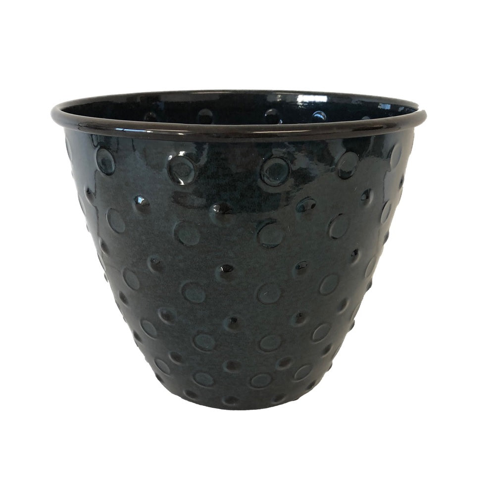 Robert Allen MPT02544 IronStone Mandalay Round Planter, 10 Inch