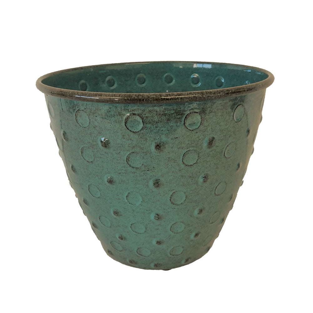 Robert Allen MPT02546 Mandalay Round Planter, 10 Inch