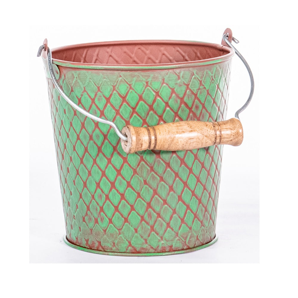 Robert Allen MPT02632 Meridian Round Planter, 4 Inch