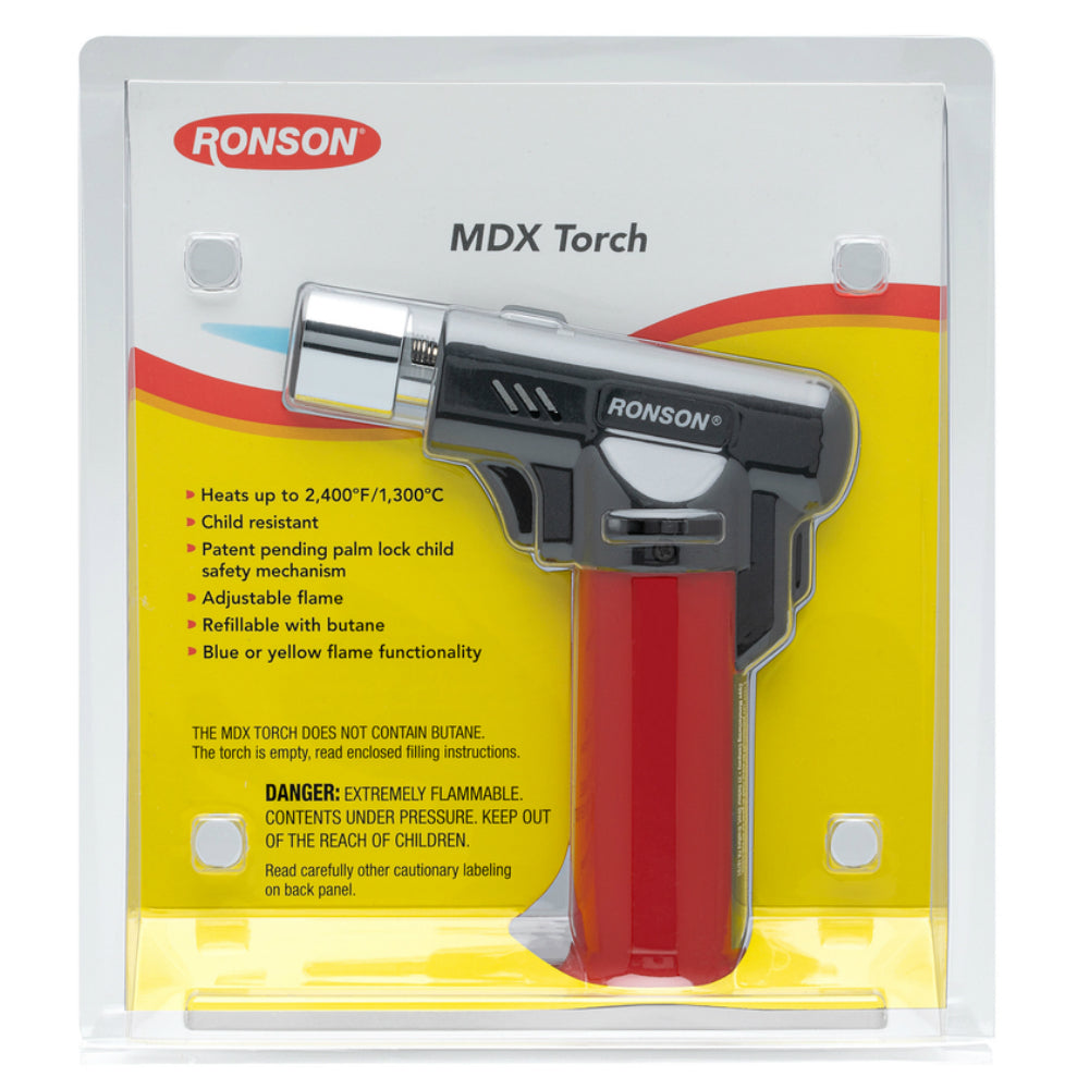 Ronson 80026 MDX Torch, Red/Black