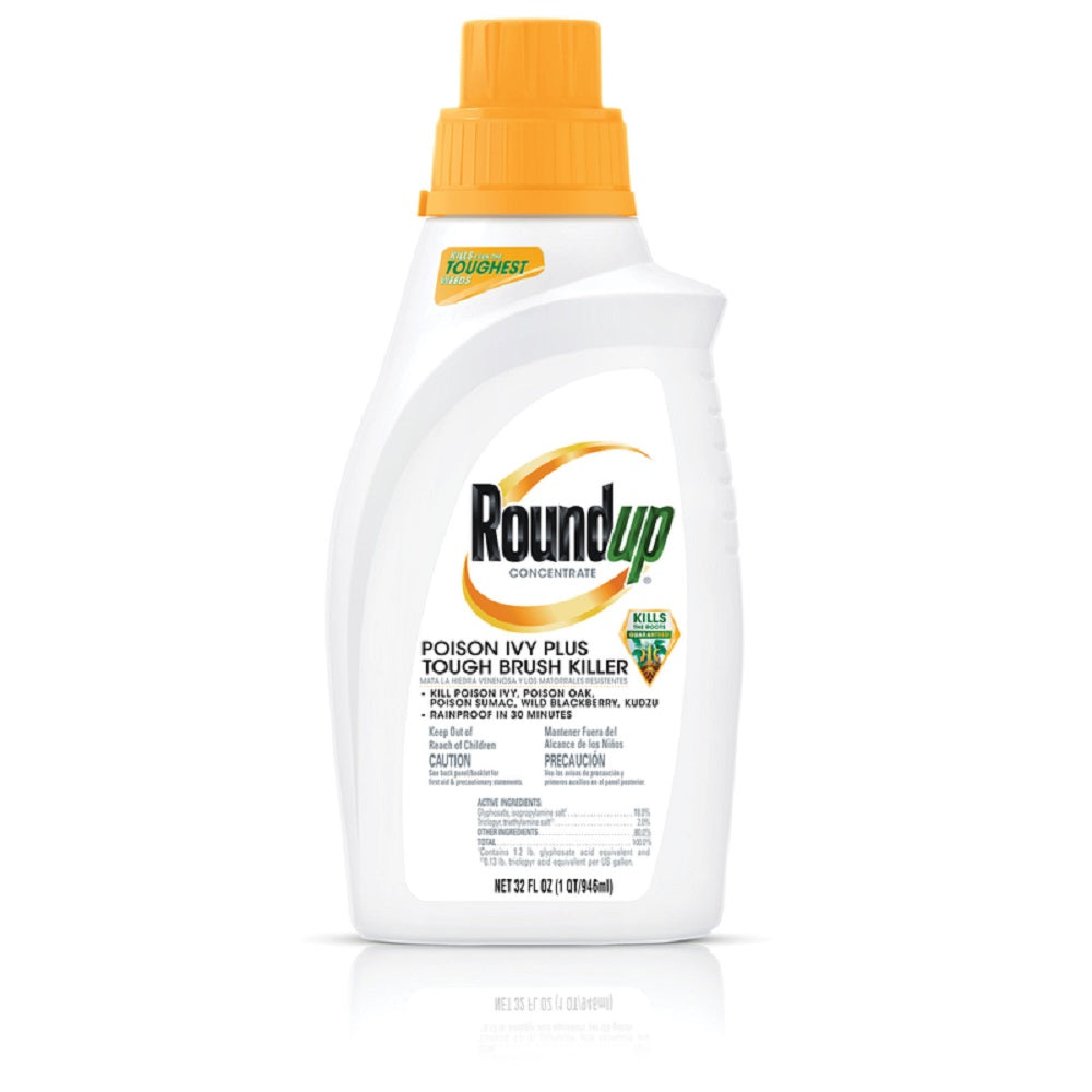 Round Up 5002310 Poison Ivy Plus Tough Brush Killer, 32 Oz