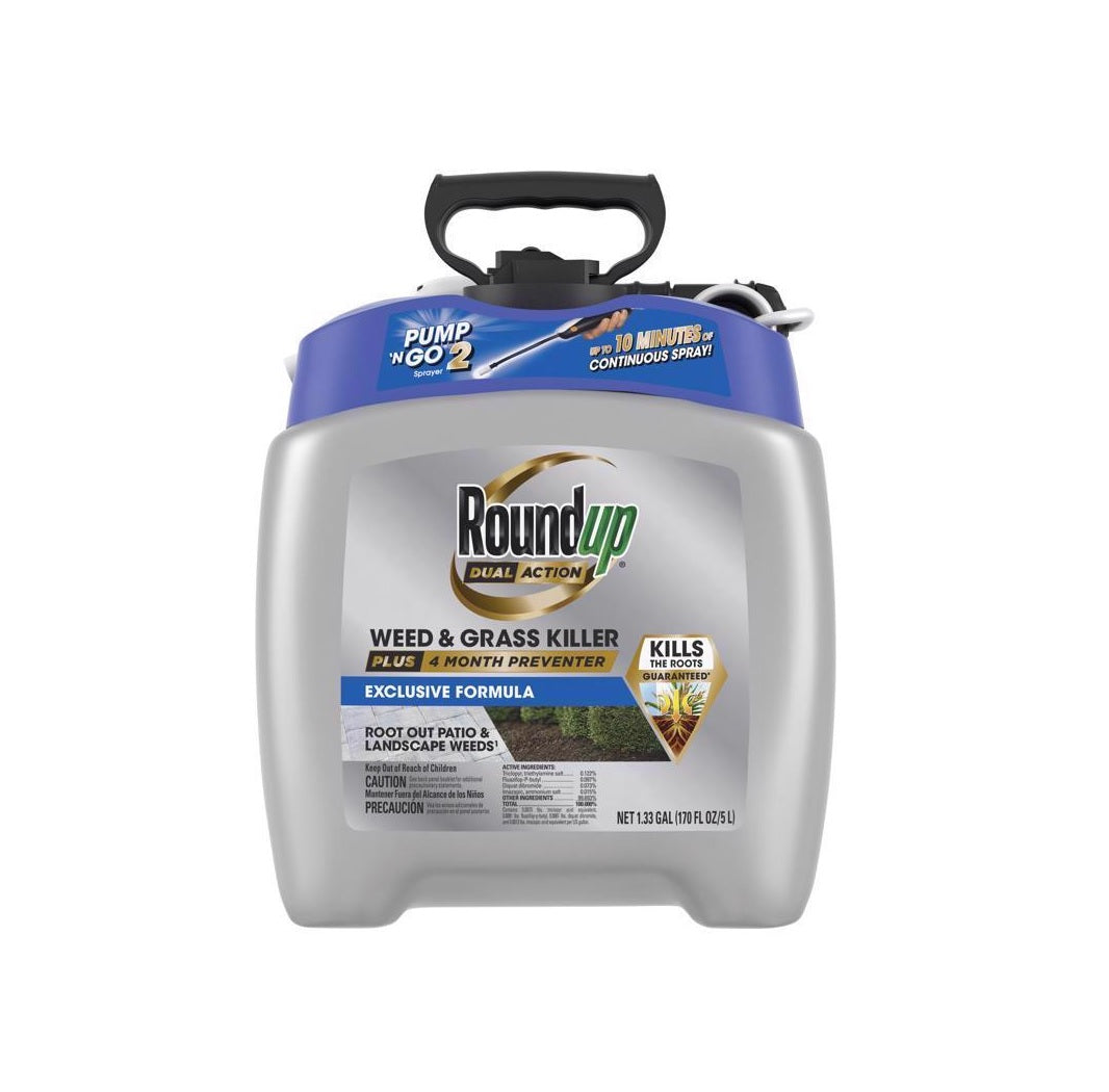 Roundup 5377504 Weed and Grass Killer, 1.33 gal