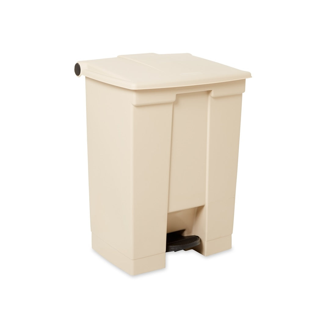 Rubbermaid Commercial FG614500BEIG Step On Trash Can, Beige, 18 Gallon