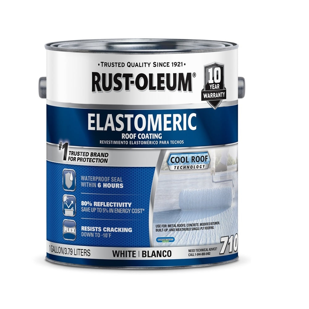 Rust-Oleum 301904 710 Elastomeric Roof Coating, 1 Gallon