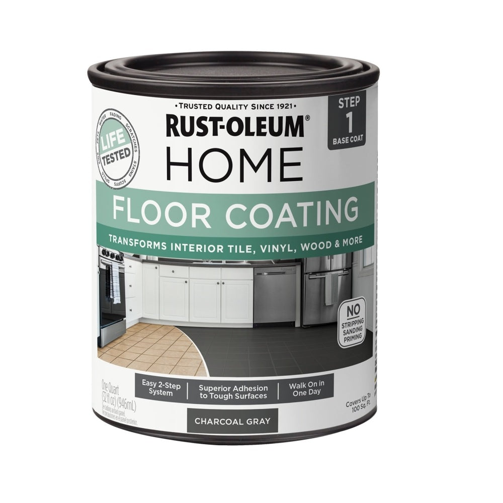 Rust-Oleum 365928 Home Premix Base Floor Coating, 1 Quart