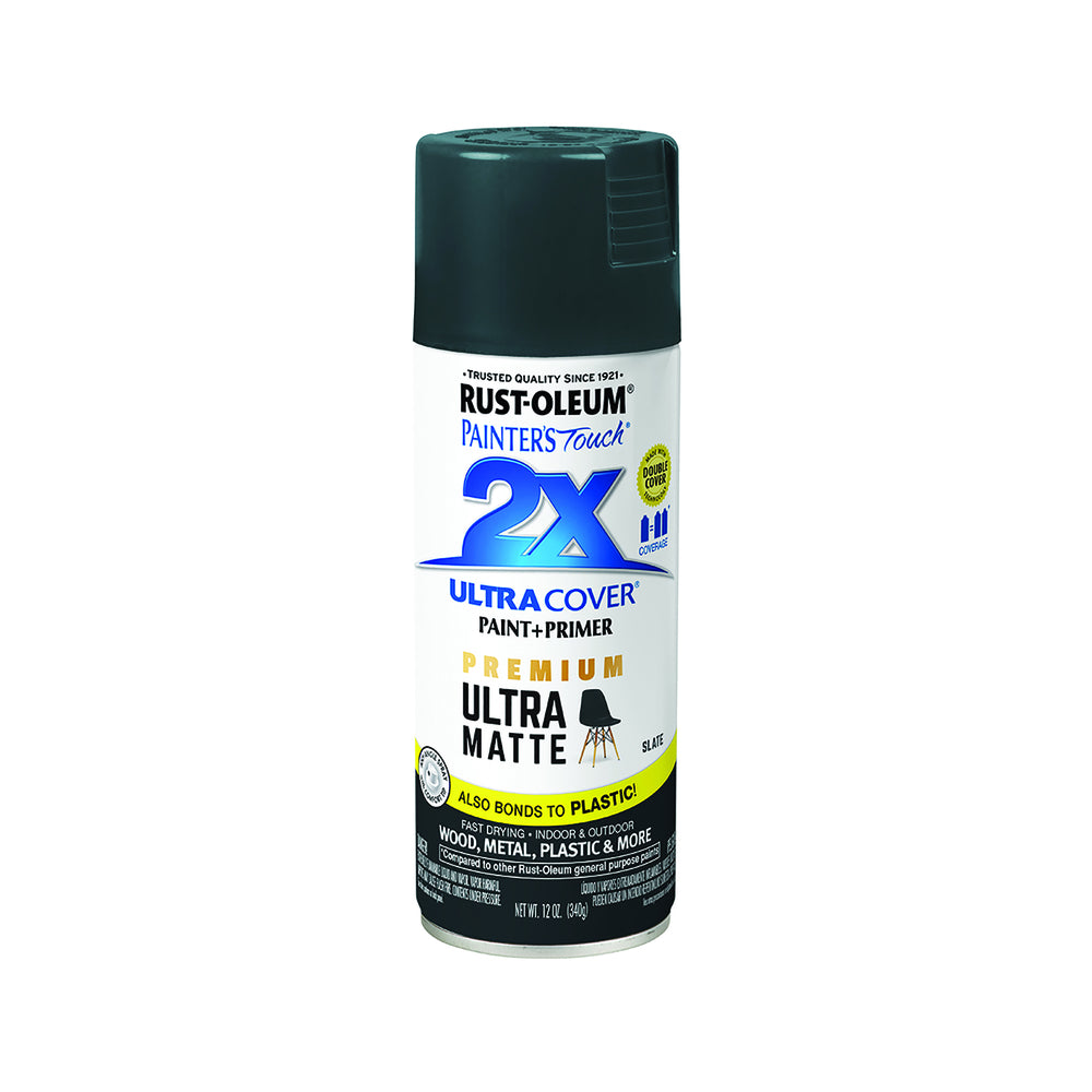 Rust-Oleum 331187 Painter's Touch 2X Ultra Cover Paint + Primer Spray Paint, 12 Oz