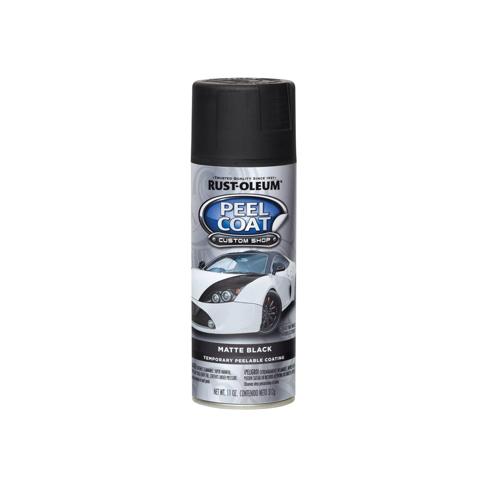 Rust-Oleum 284279 Peel Coat Rubber Coating, Black, 11 Oz