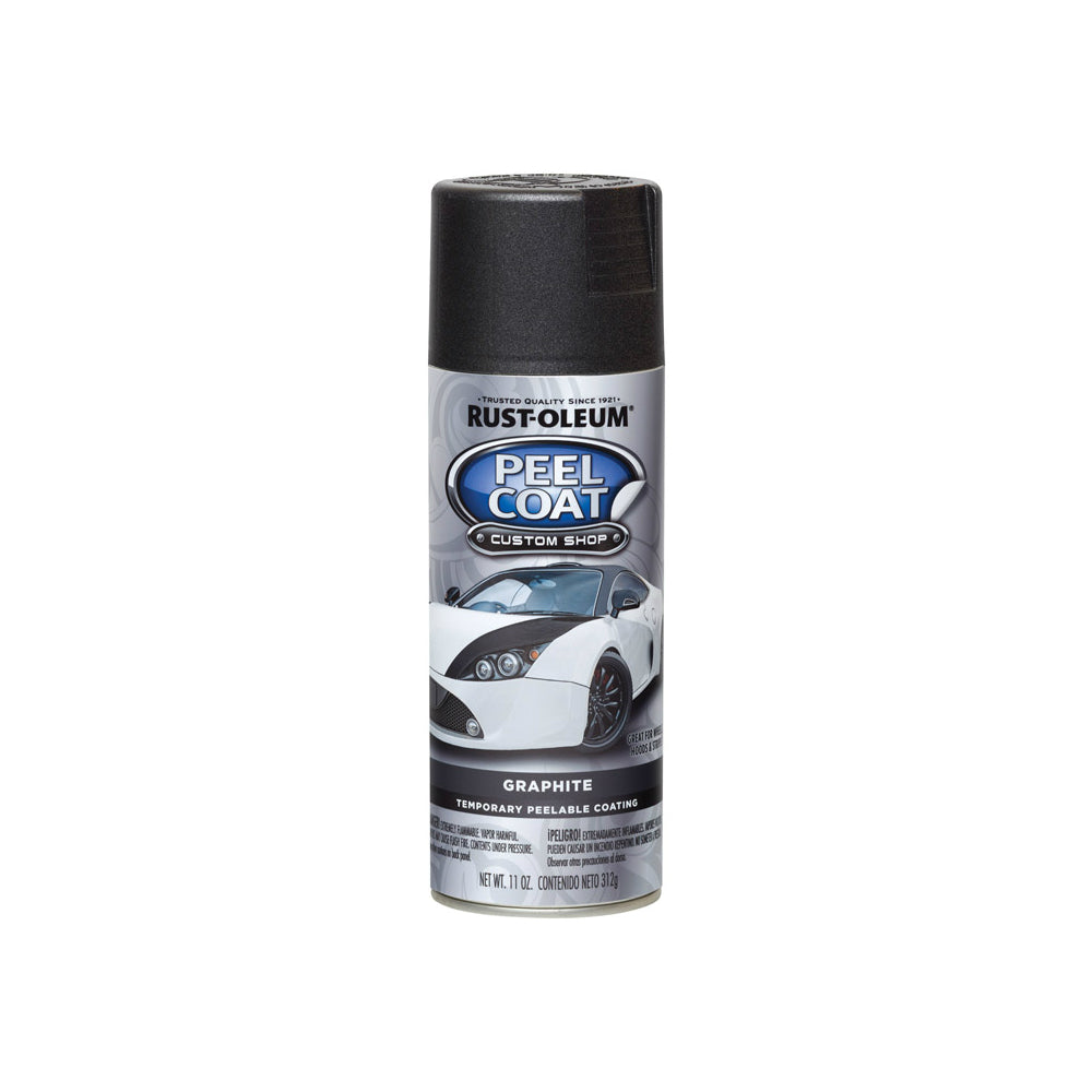 Rust-Oleum 283786 Peel Coat Rubber Coating, Graphite, 11 Oz