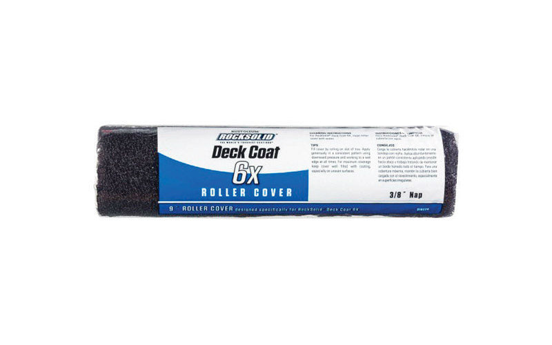 Rust-Oleum 318224 RockSolid Deck Coat Honeycomb Deck Roller Cover, 3/8" x 9"