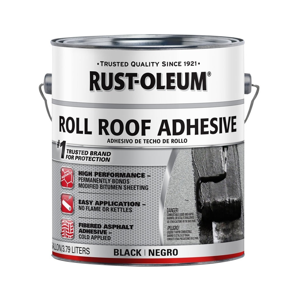 Rust-Oleum 347428 Roll Roofing Adhesive, 0.9 Gallon