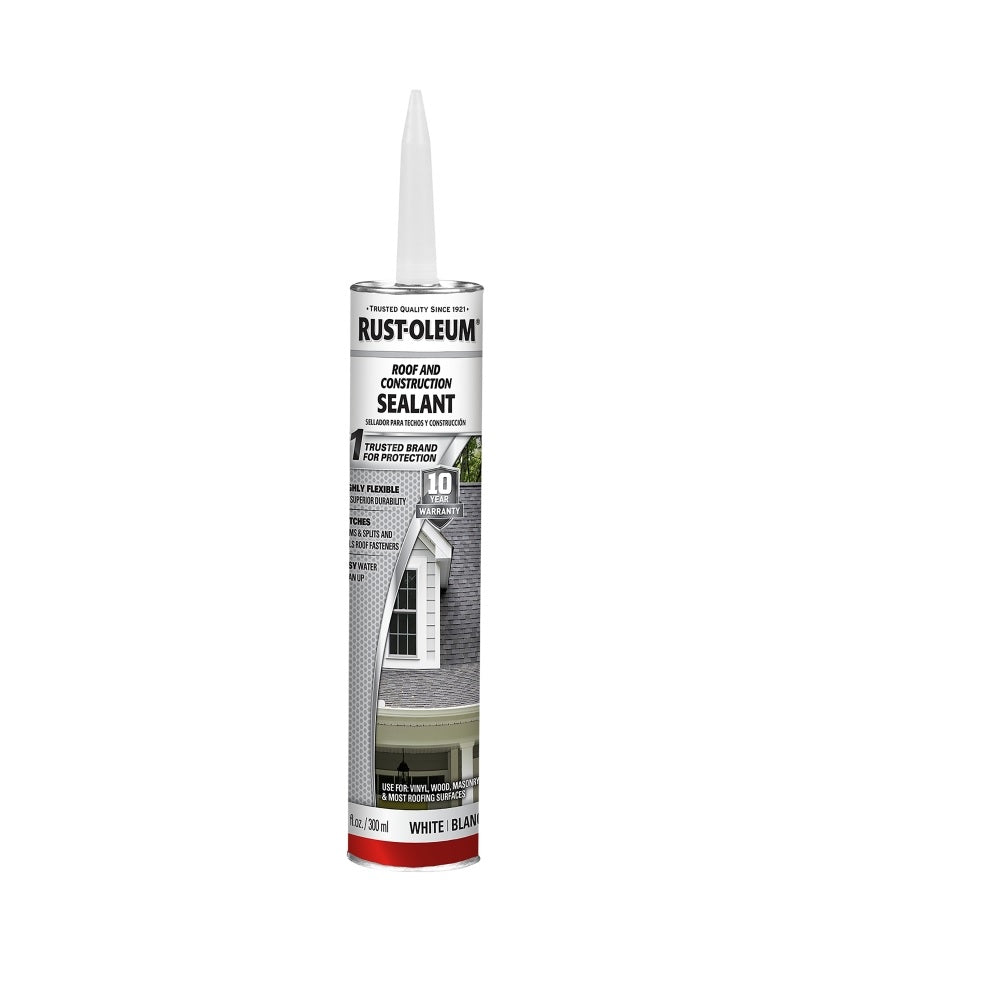 Rust-Oleum 301827 Roof and Construction Sealant, 10.1 Oz