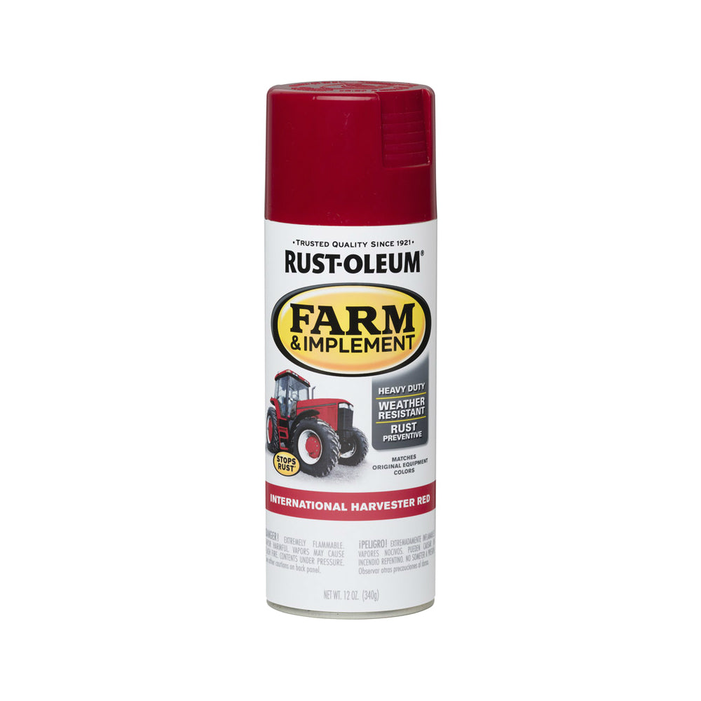 Rust-Oleum 280127 Specialty Farm & Implement Rust Prevention Spray Paint, 12Oz