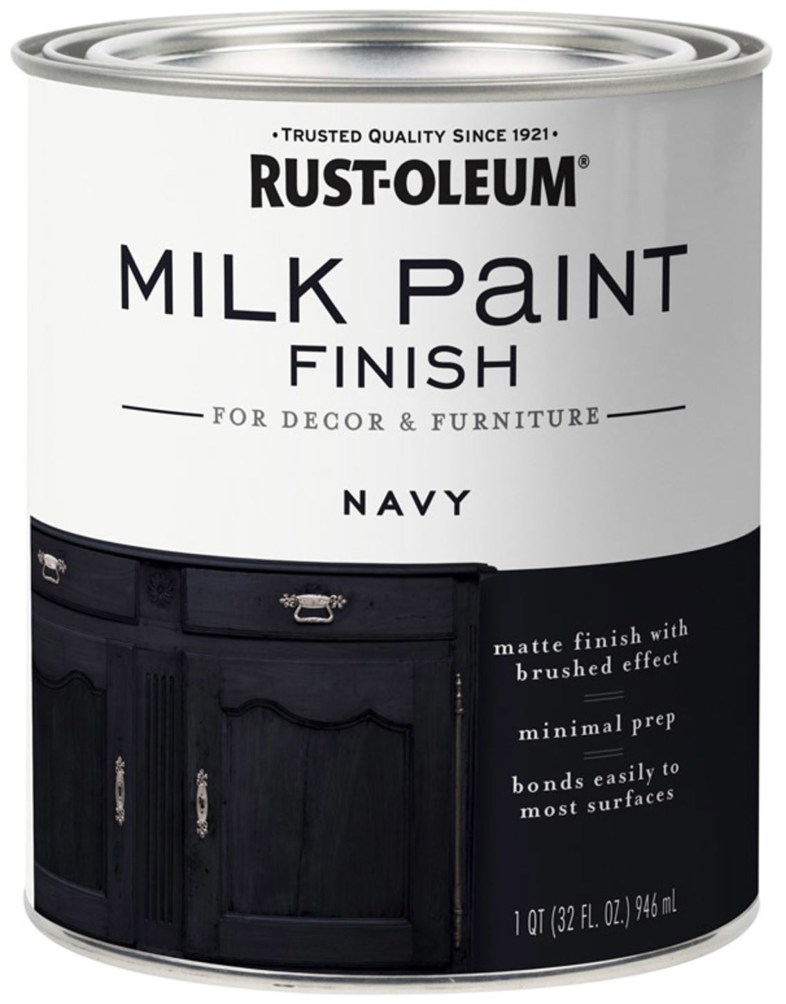Rust-Oleum 331051 Water-Based Milk Paint, 1 Quart