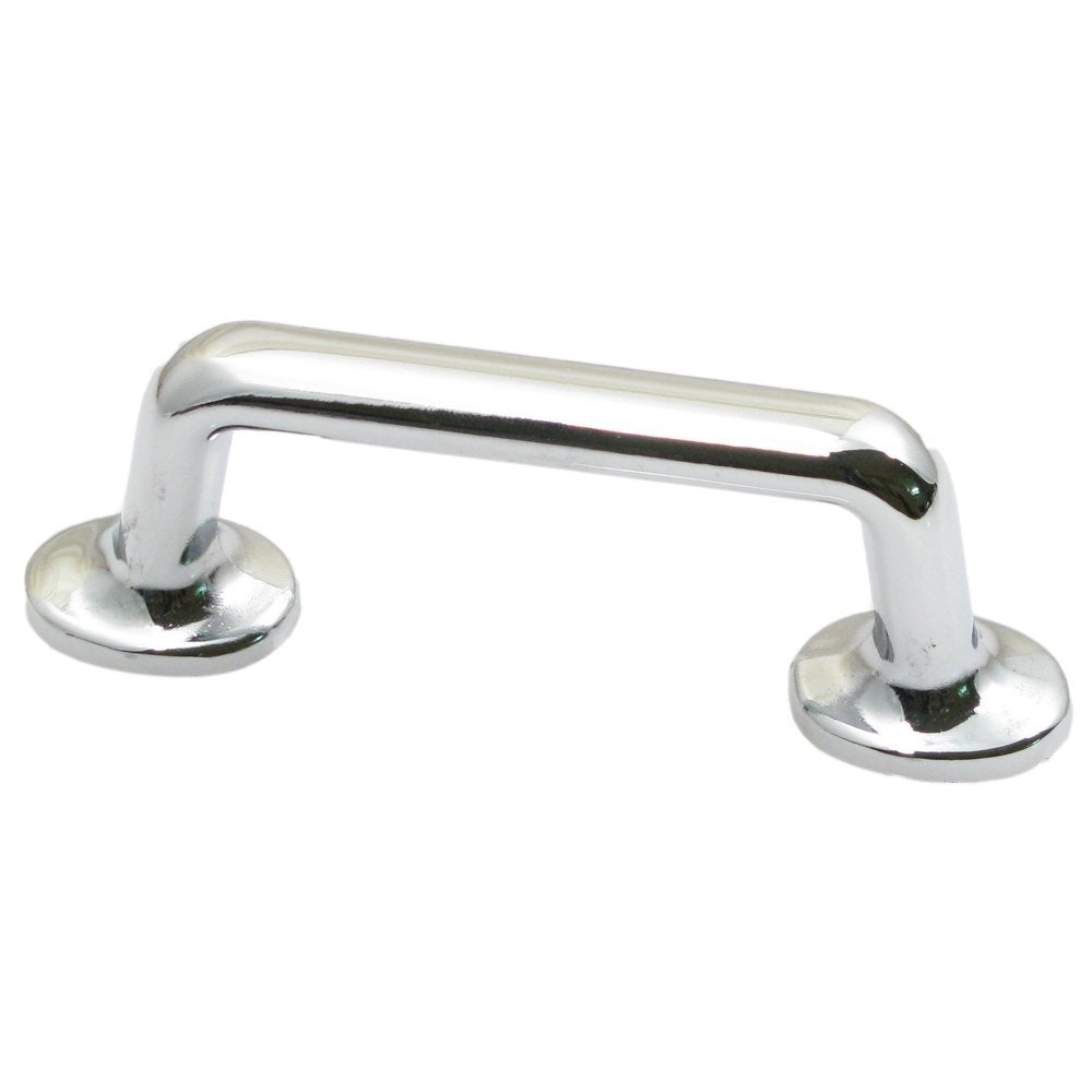 Rusticware 980CH Modern Round Cabinet Pull, 3", Bright Chrome