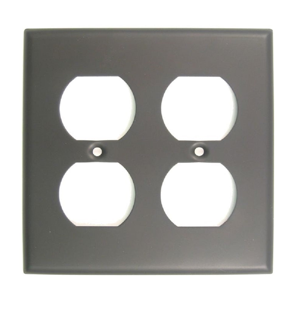 Rusticware 786ORB Double Outlet Switch Plate, Oil Rubbed Bronze