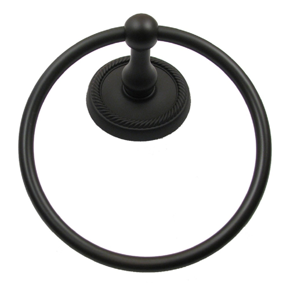 Rusticware 8186ORB Riverside Towel Ring, Oil Rubbed Bronze