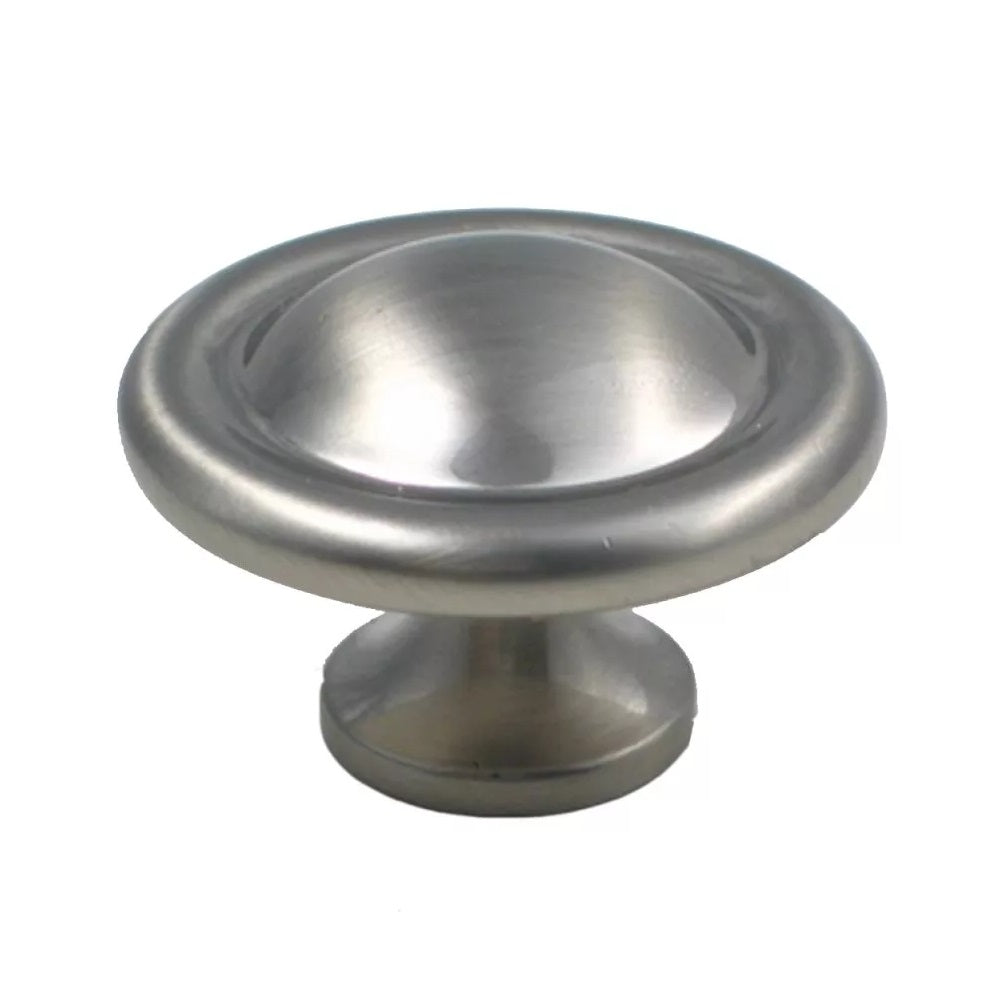 Rusticware 915SN Flat Mushroom Cabinet Knob, Satin Nickel