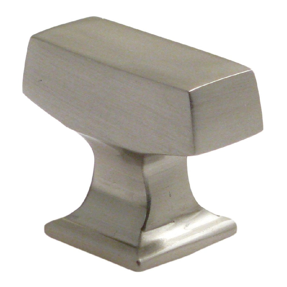 Rusticware 999SN Modern Rectangular Cabinet Knob, Satin Nickel