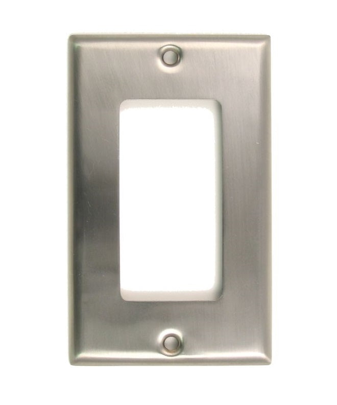 Rusticware 784SN Single Rocker Switch Plate, Satin Nickel