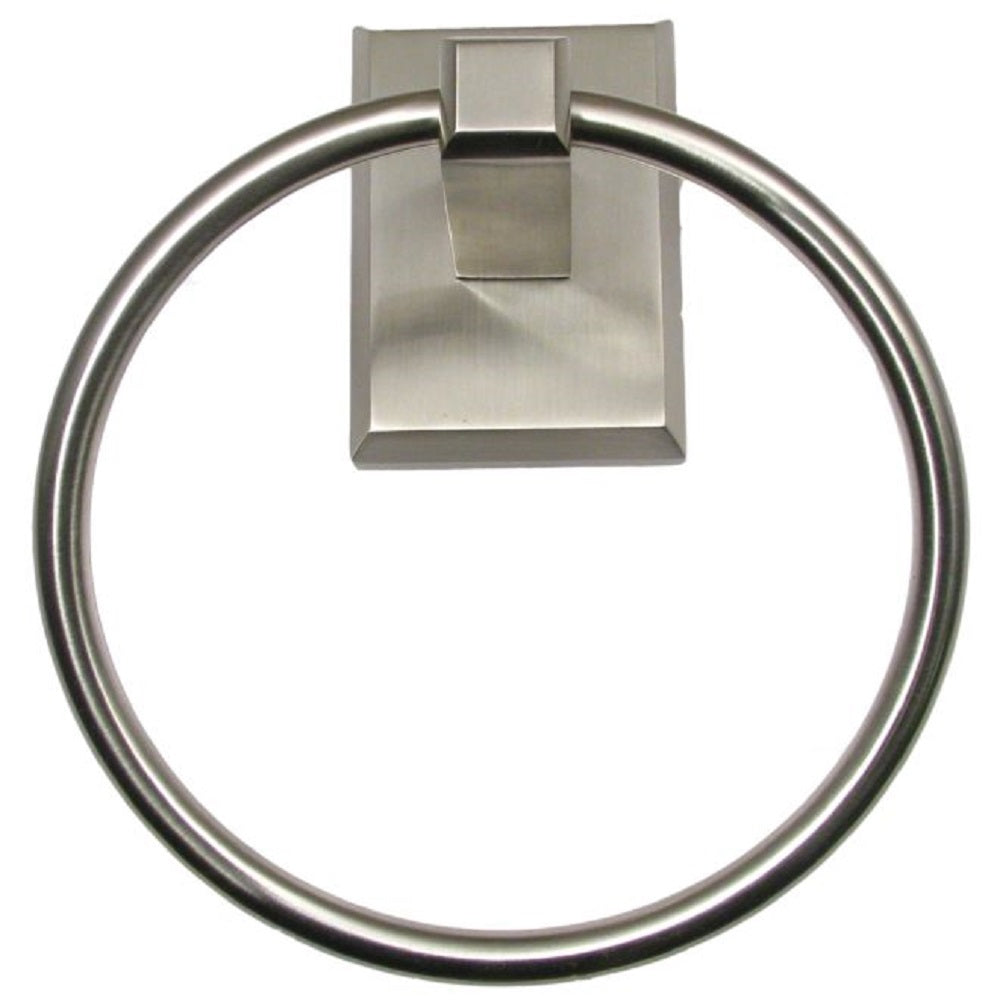 Rusticware 8786SN Utica Towel Ring, Satin Nickel