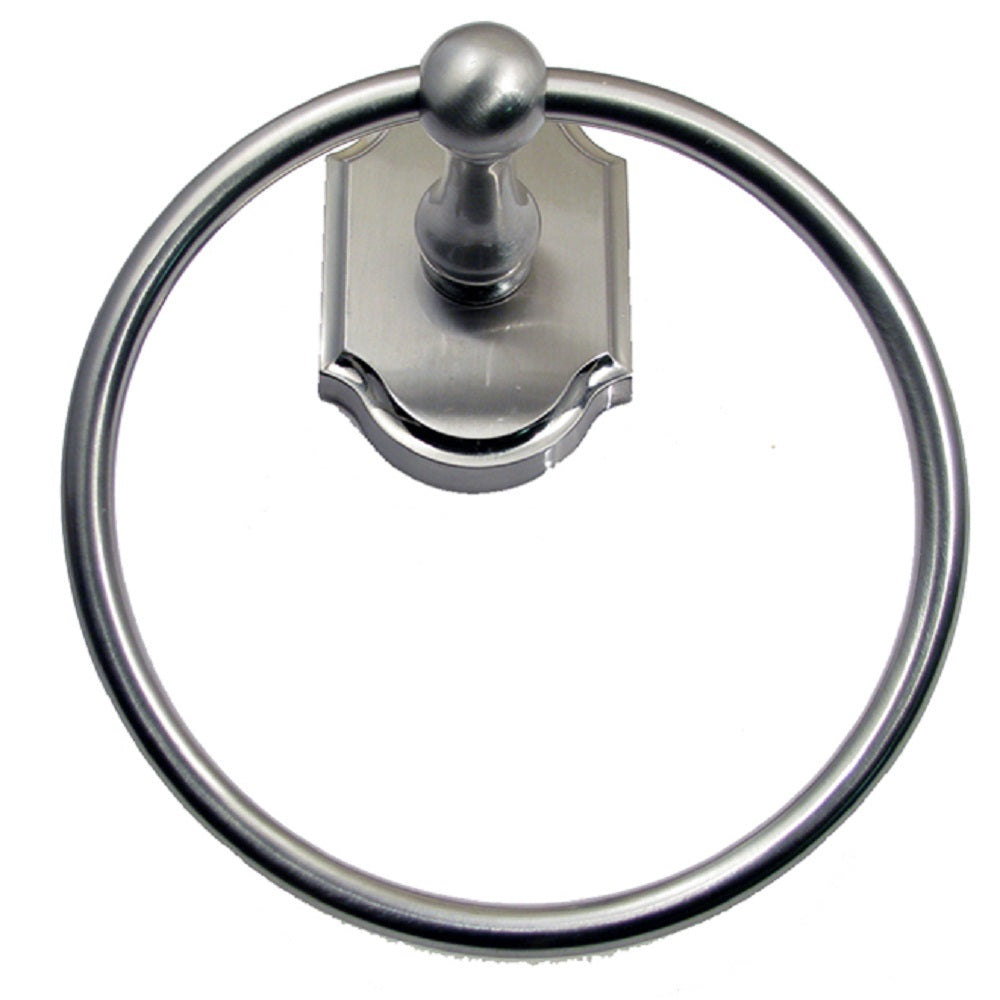 Rusticware 8686SN Wenmoor Towel Ring, Satin Nickel