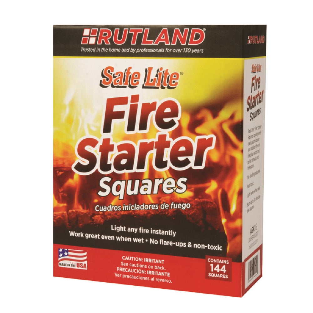 Rutland 50B Safe Lite Fire Starter, 144/Pack