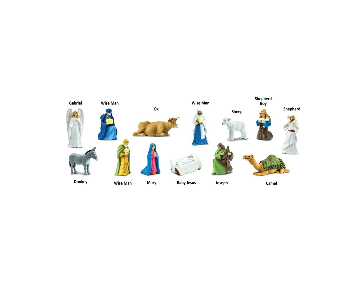 Safari Ltd 660504 Super Toob Nativity Toy, Plastic, Multicolored