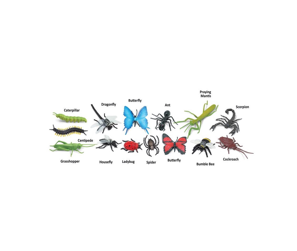 Safari Ltd 695304 Toobs Insects Toys, Plastic, Assorted