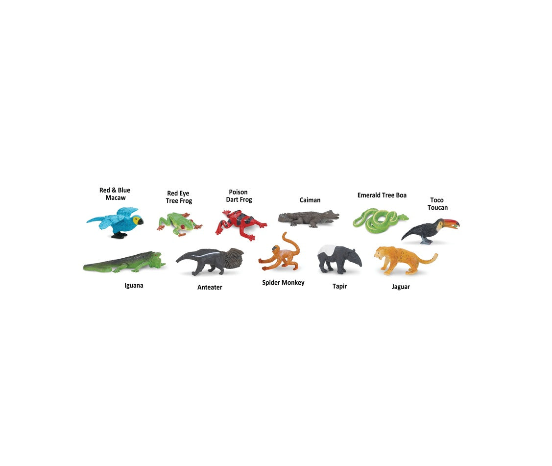 Safari Ltd 680504 Toobs Rainforest Toy, Plastic