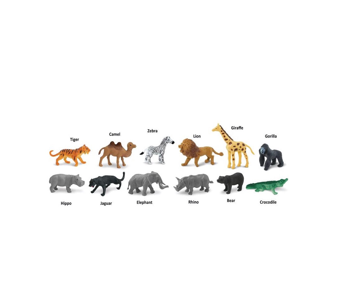 Safari Ltd 695004 Toobs Wild Toys, Plastic, Assorted