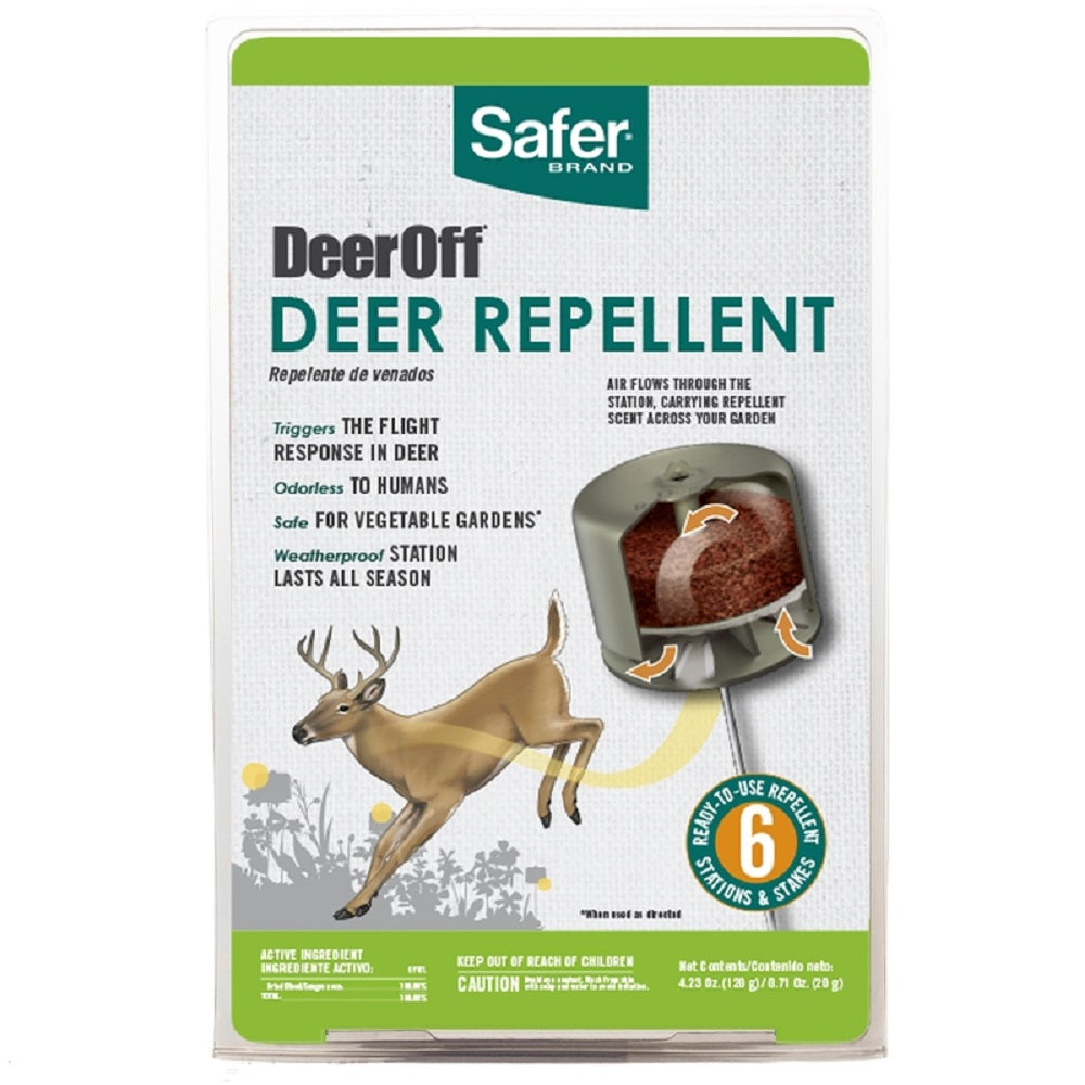 Safer 5962 Deer Off Repellent Station, 192 Square Feet
