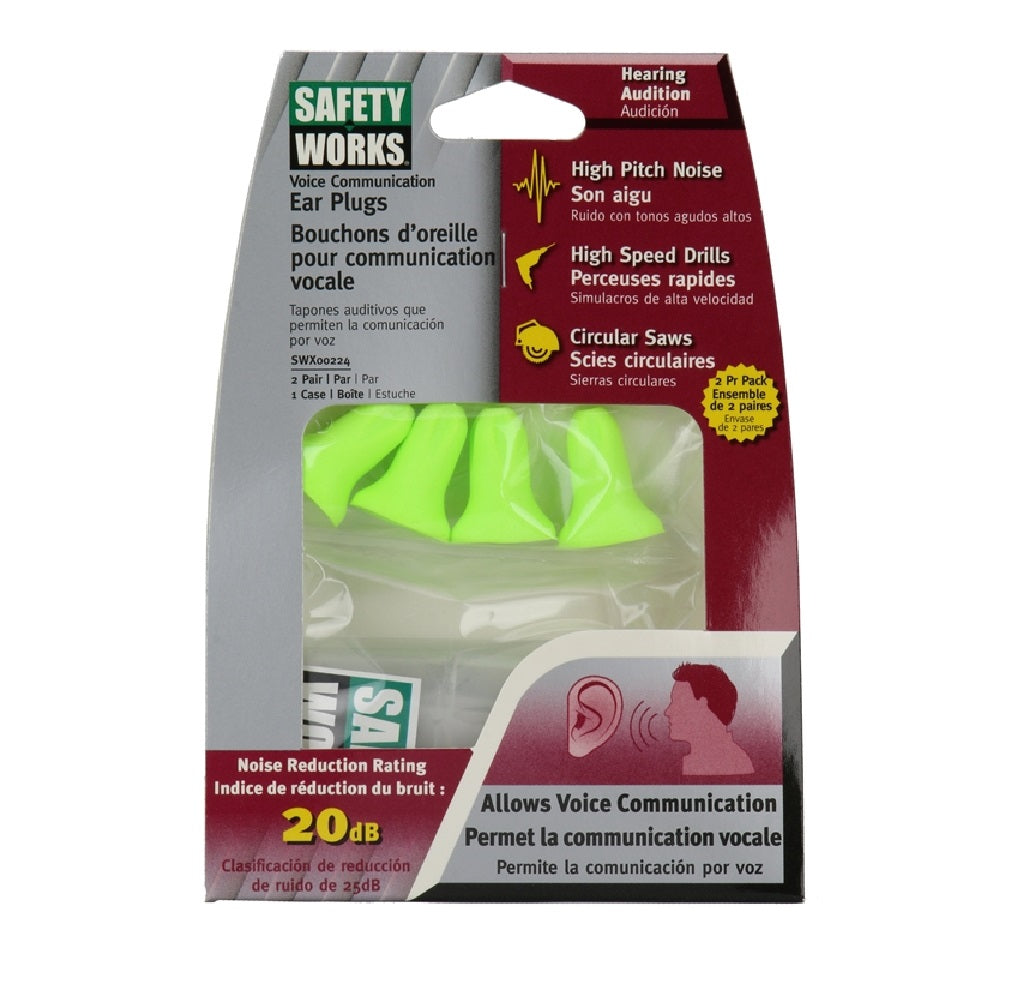 Safety Works SWX00224 Voice Communication Multiple-Use Ear Plug