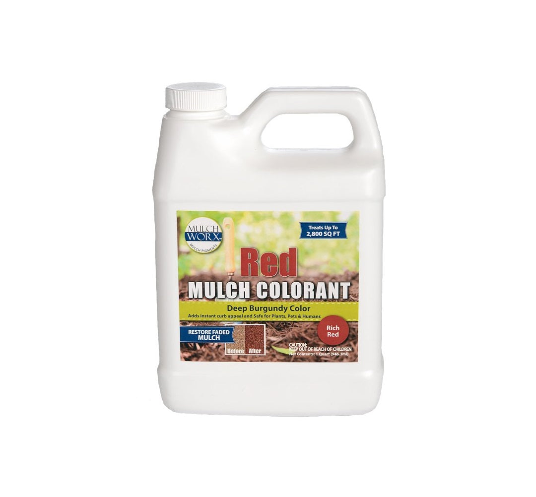 Sanco 60011 Mulch Worx, Liquid, Red, 1 Quart