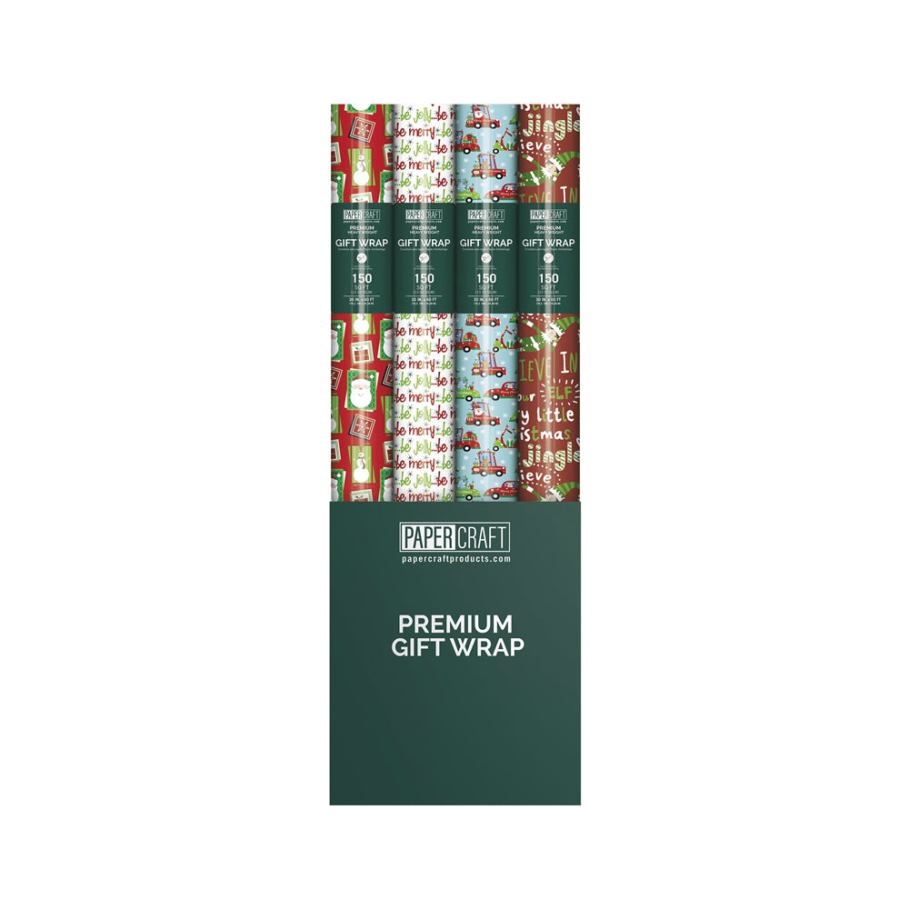 Santas Forest 68410 Christmas Gift Wrapping Paper, 30"X150 sq.ft