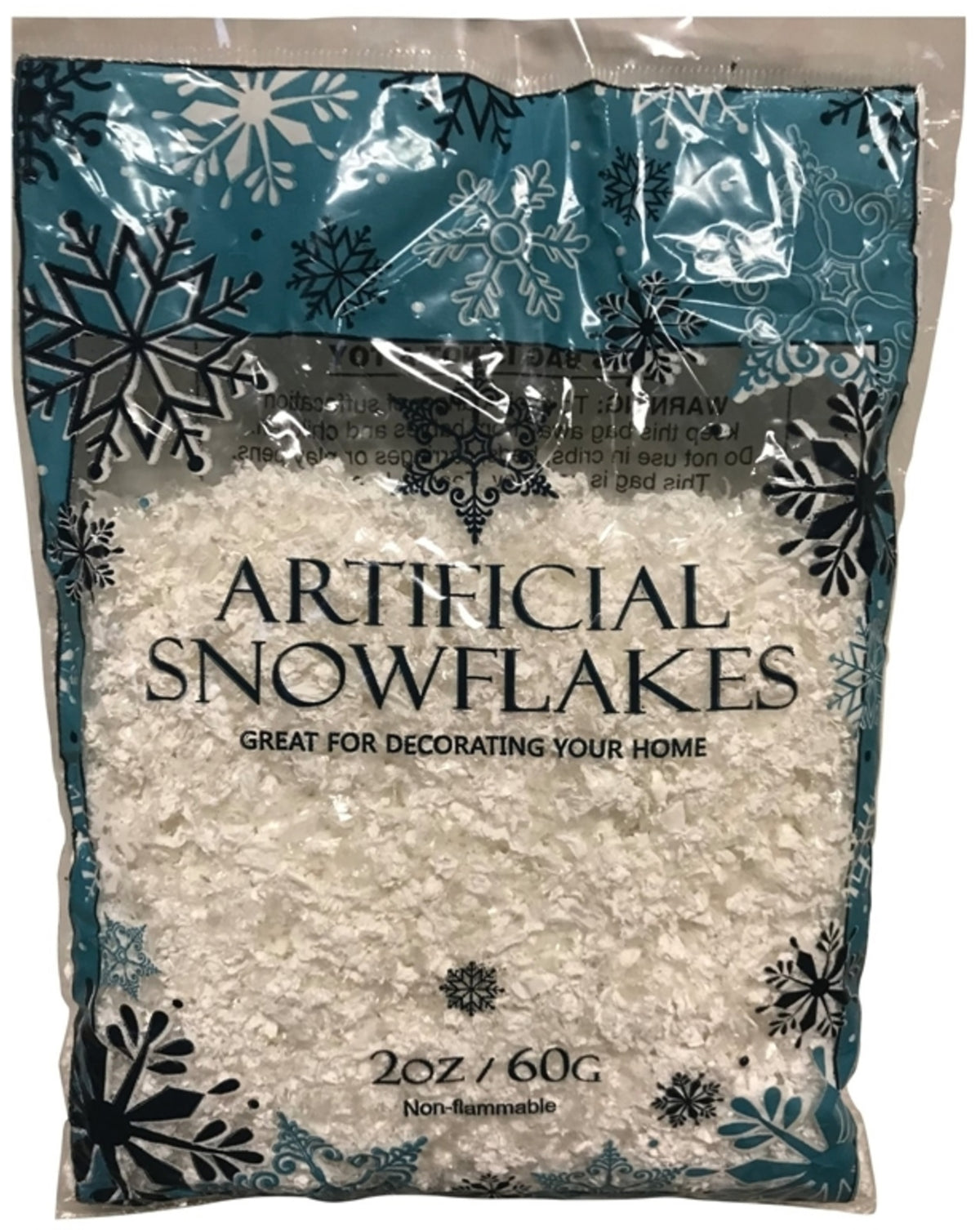 Santas Forest 81495 Christmas Glittered Snowflake, 2 Oz