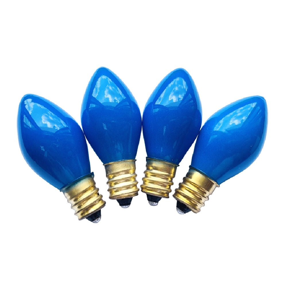 Santas Forest 16294 Christmas Incandescent Replacement Bulb, Ceramic Blue