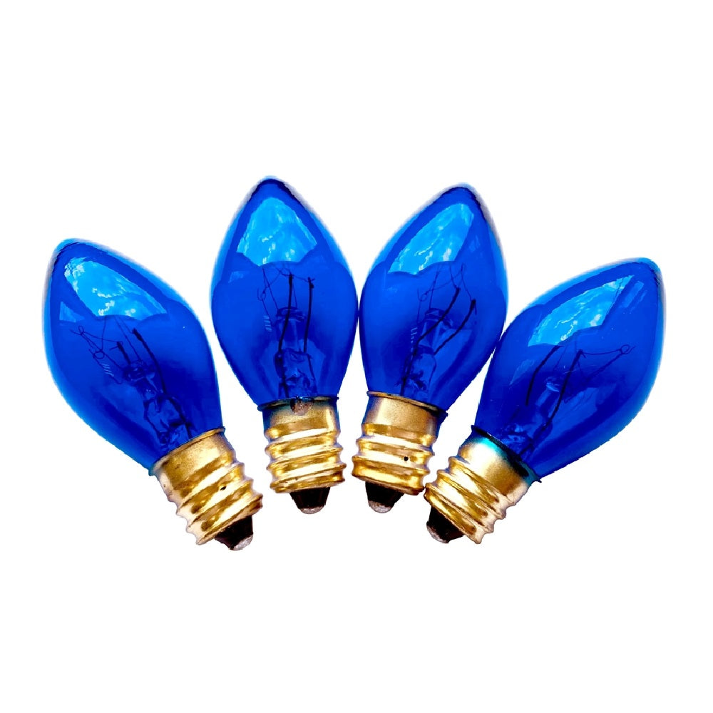 Santas Forest 19154 Christmas Incandescent Replacement Bulb, Transparent Blue
