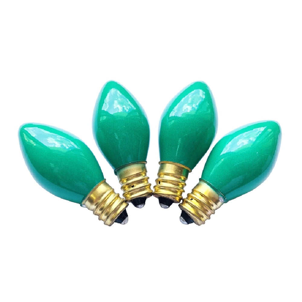 Santas Forest 16295 Christmas Incandescent Replacement Bulb, Ceramic Green