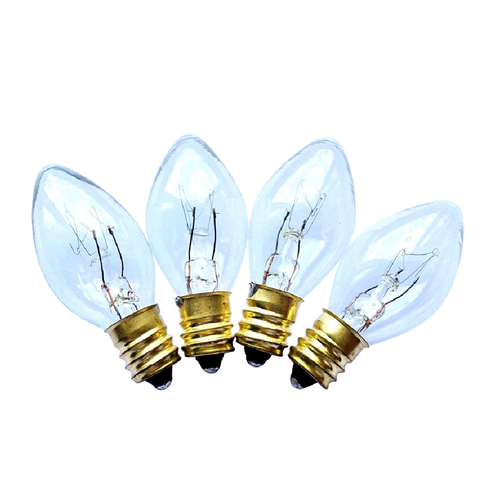 Santas Forest 16291 Christmas Replacement Bulb, Incandescent, Clear