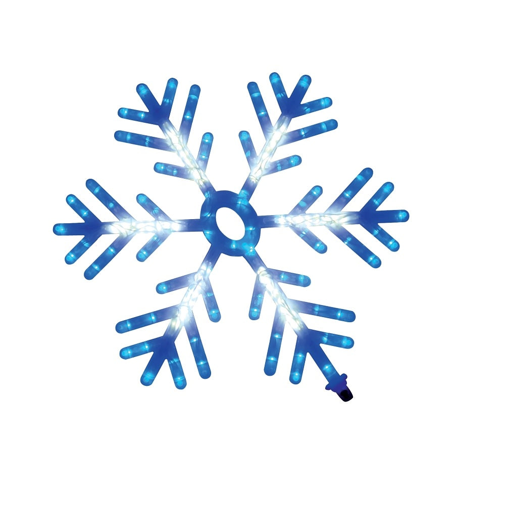 Santas Forest 60603 Christmas Snowflake Motion, Blue/White