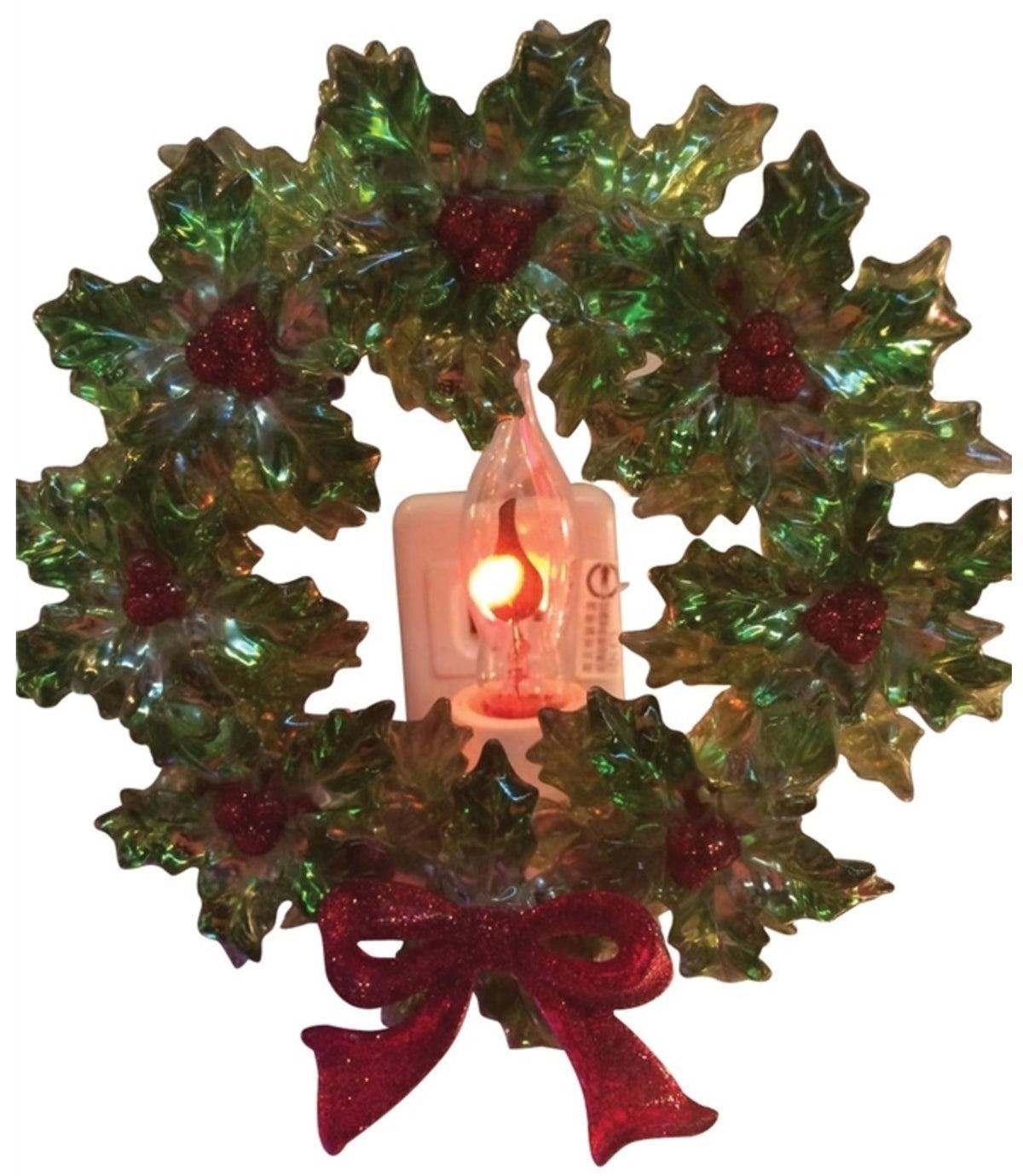 Santas Forest 19349 Christmas Wreath Night Light